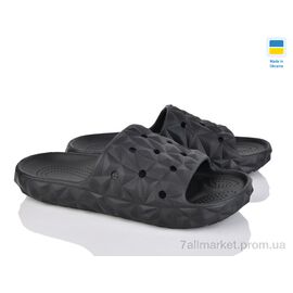 Шльопанці жіночі полегшені Літо Крок С105 чорний (6 пар р.36-41) "Vladimir" недорого оптом від прямого постачальника