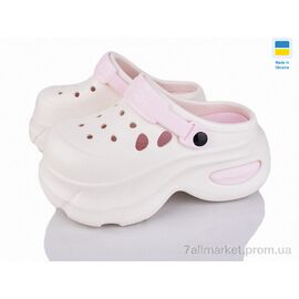 Крокси жіночі літні Літо 24506-389 (8 пар р.36-41) "Luck Line" недорого оптом від прямого постачальника