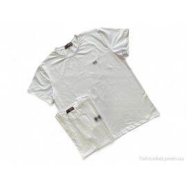 Футболка чоловіча Літо D1-2 white (5 шт. р.сіткаXL-5XL) "Verton" недорого оптом від прямого постачальника