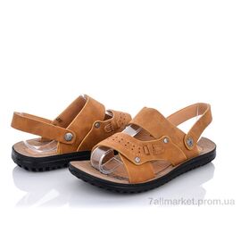 Сандалії дитячі літні Літо L9107 yellow (8 пар р.31-36) "Obuvok" недорого оптом від прямого постачальника