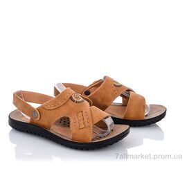 Сандалії дитячі літні Літо L9108 yellow (8 пар р.31-36) "Obuvok" недорого оптом від прямого постачальника