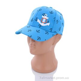 Фотография Кепка детская Лето 007-1 blue (5 шт. р.сетка 48-50) "KUINH" недорого оптом от прямого поставщика