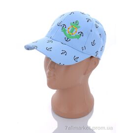 Фотография Кепка детская Лето 007-4 l.blue (5 шт. р.сетка 48-50) "KUINH" недорого оптом от прямого поставщика