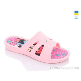 Фотография Шлепки детские летние Лето Верта дит. 32 пудра (6 пар р.30-35) "Progress" недорого оптом от прямого поставщика