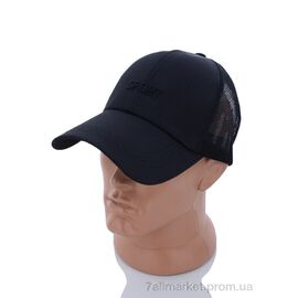 Фотография Кепка для мужчин Лето 1010-2 black (3 шт. р.сетка 57-59) "KUINH" недорого оптом от прямого поставщика