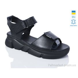 Босоніжки жіночі літні Літо 1707-1 черный (6 пар р.36-40) "Sali" недорого оптом від прямого постачальника