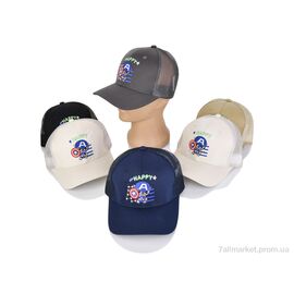 Кепка дитяча Літо 7003-5 mix (5 шт. р.сітка48-50) "KUINH" недорого оптом від прямого постачальника