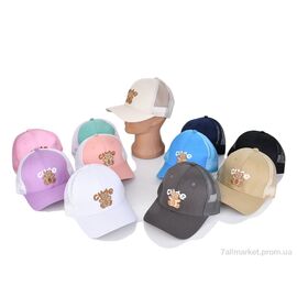 Фотография Кепка детская Лето 7007-1 mix (5 шт. р.сетка 50-52) "KUINH" недорого оптом от прямого поставщика