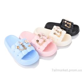 Шльопанці жіночі полегшені Літо D656-1 mix (12 пар р.36-41) "Deshman" недорого оптом від прямого постачальника