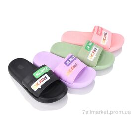 Шльопанці жіночі полегшені Літо H721 mix (12 пар р.36-41) "Deshman" недорого оптом від прямого постачальника