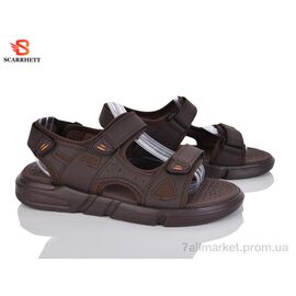 Сандалії чоловічі літні Літо 7517 (12 пар р.40-45) "SCARRHETT" недорого оптом від прямого постачальника