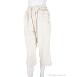 Фотография Бриджи женские Лето 08888 beige (4 шт. р.сетка M-2XL) "Obuvok" недорого оптом от прямого поставщика