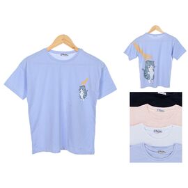 Фотография Футболка детская на девочку WNG10774-2 mix р.8-12 "OL" недорого оптом от прямого поставщика