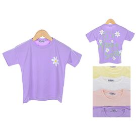 Фотография Футболка детская на девочку WNG10793-0 mix р.2-6 "OL" недорого оптом от прямого поставщика