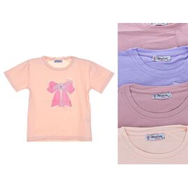 Фотография Футболка детская на девочку WNG10779-0 mix р.2-6 "OL" недорого оптом от прямого поставщика