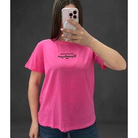 Фотография Футболка женская 25073 pink р.44-50 "G.L.S.A" недорого оптом от прямого поставщика