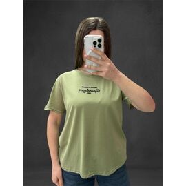 Фотография Футболка женская 25073 green р.44-50 "G.L.S.A" недорого оптом от прямого поставщика