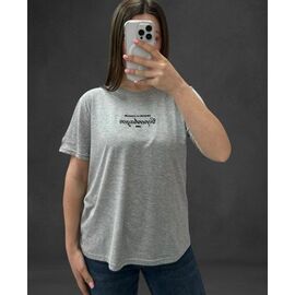 футболка жіноча 25073 grey р.44-50 "G.L.S.A" недорого оптом від прямого постачальника