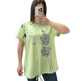 Фотография Футболка женская 25310 mint р.52-56 "G.L.S.A" недорого оптом от прямого поставщика