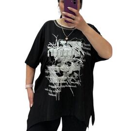 футболка жіноча 25318 black р.52-56 "G.L.S.A" недорого оптом від прямого постачальника