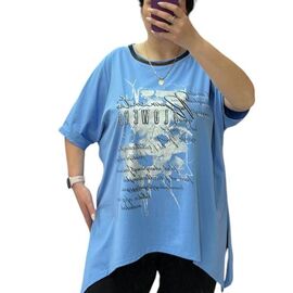 футболка жіноча 25318 l.blue р.52-56 "G.L.S.A" недорого оптом від прямого постачальника