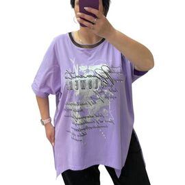 футболка жіноча 25318 lilac р.52-56 "G.L.S.A" недорого оптом від прямого постачальника