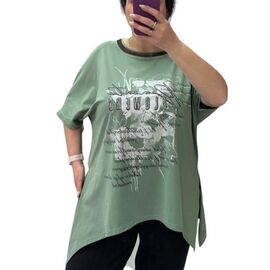 футболка жіноча 25318 khaki р.52-56 "G.L.S.A" недорого оптом від прямого постачальника