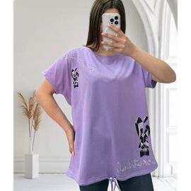 футболка жіноча 25308 lilac р.52-56 "G.L.S.A" недорого оптом від прямого постачальника