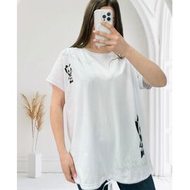 футболка жіноча 25308 white р.52-56 "G.L.S.A" недорого оптом від прямого постачальника