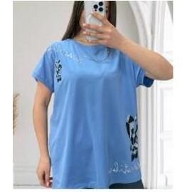 футболка жіноча 25308 l.blue р.52-56 "G.L.S.A" недорого оптом від прямого постачальника