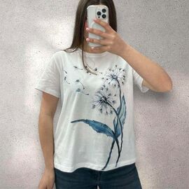 футболка жіноча 25072 white р.46-50 "G.L.S.A" недорого оптом від прямого постачальника