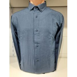 Сорочка чоловіча 4487 black р.S-2XL "ROLADA" недорого оптом від прямого постачальника