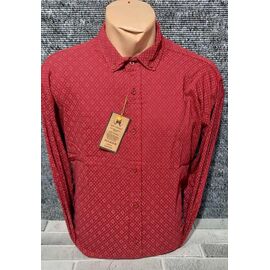 Сорочка чоловіча 4488 wine р.2XL-6XL "ROLADA" недорого оптом від прямого постачальника