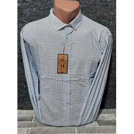 Сорочка чоловіча 4489 l.blue р.2XL-6XL "ROLADA" недорого оптом від прямого постачальника