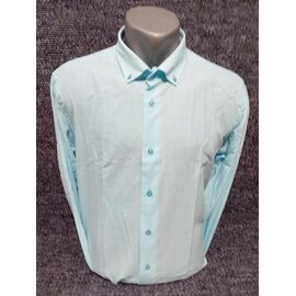 Сорочка чоловіча 4496 l.blue р.3XL-5XL "ROLADA" недорого оптом від прямого постачальника