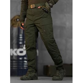 Штани чоловічі утеплені M5 khaki р.S-2XL "Max-T" недорого оптом від прямого постачальника