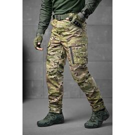 Штани чоловічі утеплені M11 khaki р.S-2XL "Max-T" недорого оптом від прямого постачальника