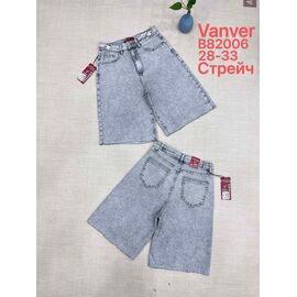 Фотография Шорты женские F82006 grey р.28-33 "Vanver" недорого оптом от прямого поставщика