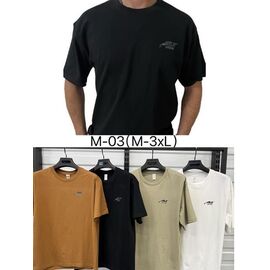 Футболка чоловіча RZ-M03 brown р.M-3XL "Annet" недорого оптом від прямого постачальника