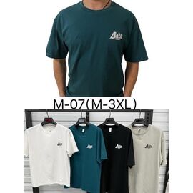 Футболка чоловіча RZ-M07 black р.M-3XL "Annet" недорого оптом від прямого постачальника