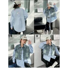 Сорочка дитяча на дівчинку 2025107 grey р.150-180 "Major" недорого оптом від прямого постачальника