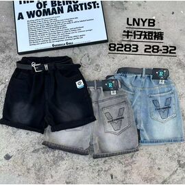 Фотография Шорты детские на девочку 8283 grey р.28-32 "Major" недорого оптом от прямого поставщика