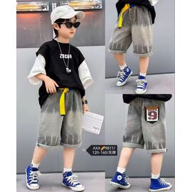 Фотография Бриджи детские на мальчика 9811 blue р.120-160 "Major" недорого оптом от прямого поставщика