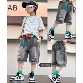 Фотография Бриджи детские на мальчика 9825 grey р.120-160 "Major" недорого оптом от прямого поставщика