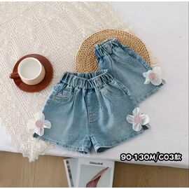 Фотография Шорты детские на девочку C03 blue р.90-130 "Major" недорого оптом от прямого поставщика