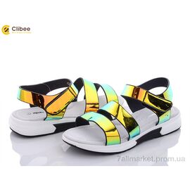 Босоніжки дитячі літні Літо GX198-1 gold (6 пар р.32-37) "Clibee" недорого оптом від прямого постачальника