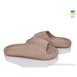 Шльопанці жіночі полегшені Літо ТС N11-3 капучіно (6 пар р.36-41) "Vladimir" недорого оптом від прямого постачальника
