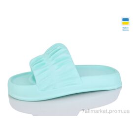 Шльопанці жіночі полегшені Літо ПЖ51 м'ята (6 пар р.37-42) "SANLIN 2" недорого оптом від прямого постачальника