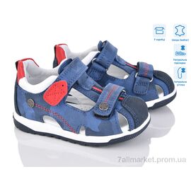 Сандалії дитячі літні Літо 889-B синій-камуфляж (8 пар р.21-25) "КалориЯ" недорого оптом від прямого постачальника
