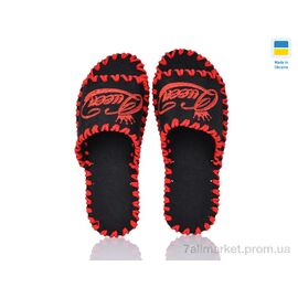 Тапки жіночі для будинку Весна/осінь 288W чорний (9 пар р.36-41) "Active" недорого оптом від прямого постачальника